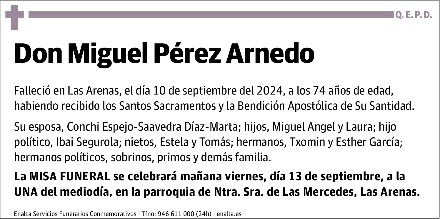 Miguel Pérez Arnedo