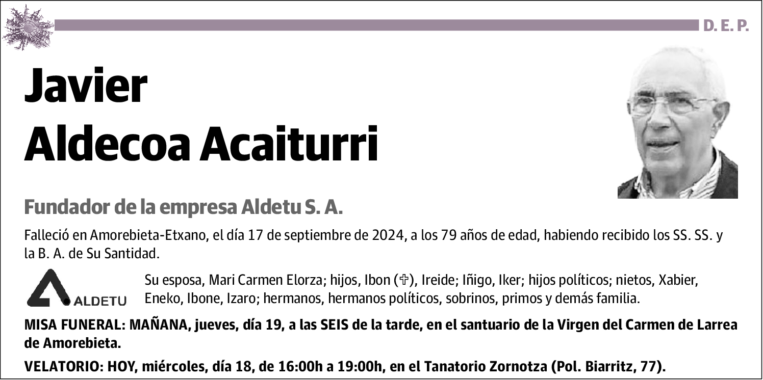 Javier Aldecoa Acaiturri