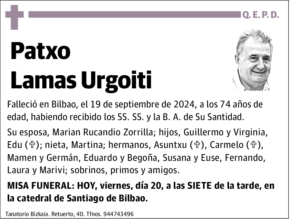 Patxo Lamas Urgoiti