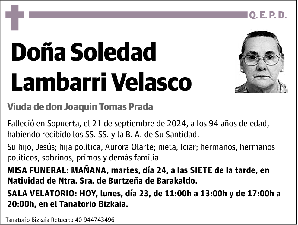 Soledad Lambarri Velasco