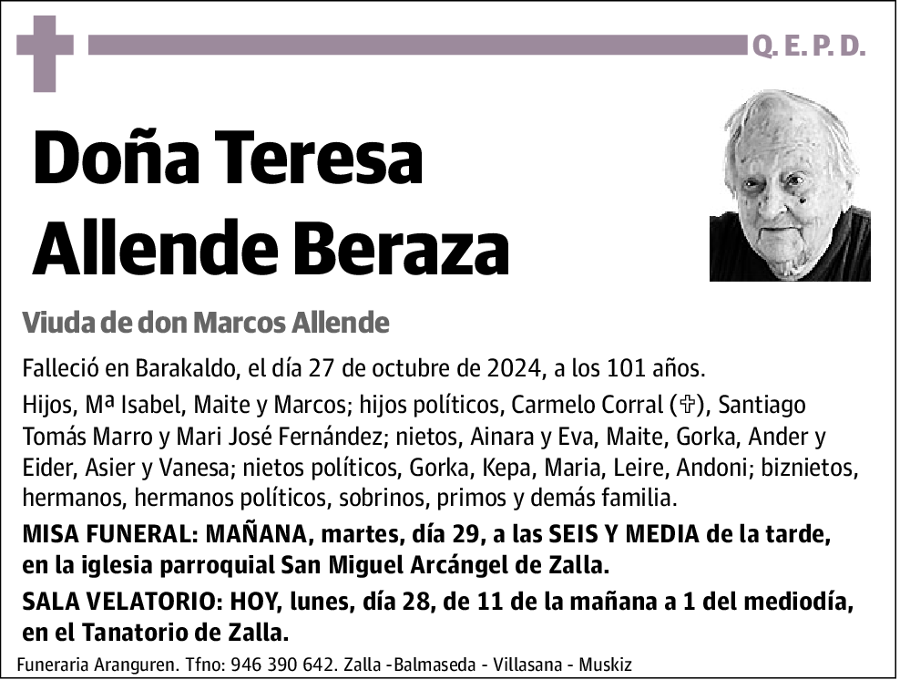 Teresa Allende Beraza