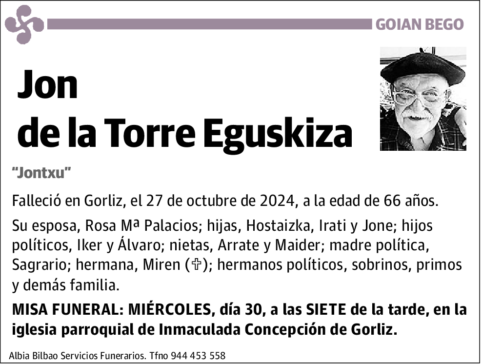 Jon de la Torre Eguskiza