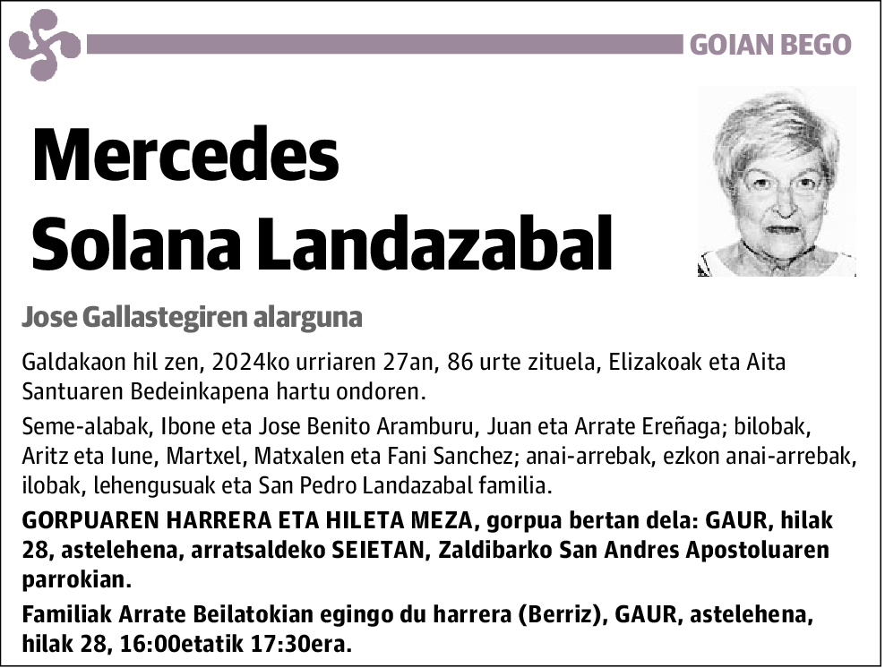 Mercedes Solana Landazabal