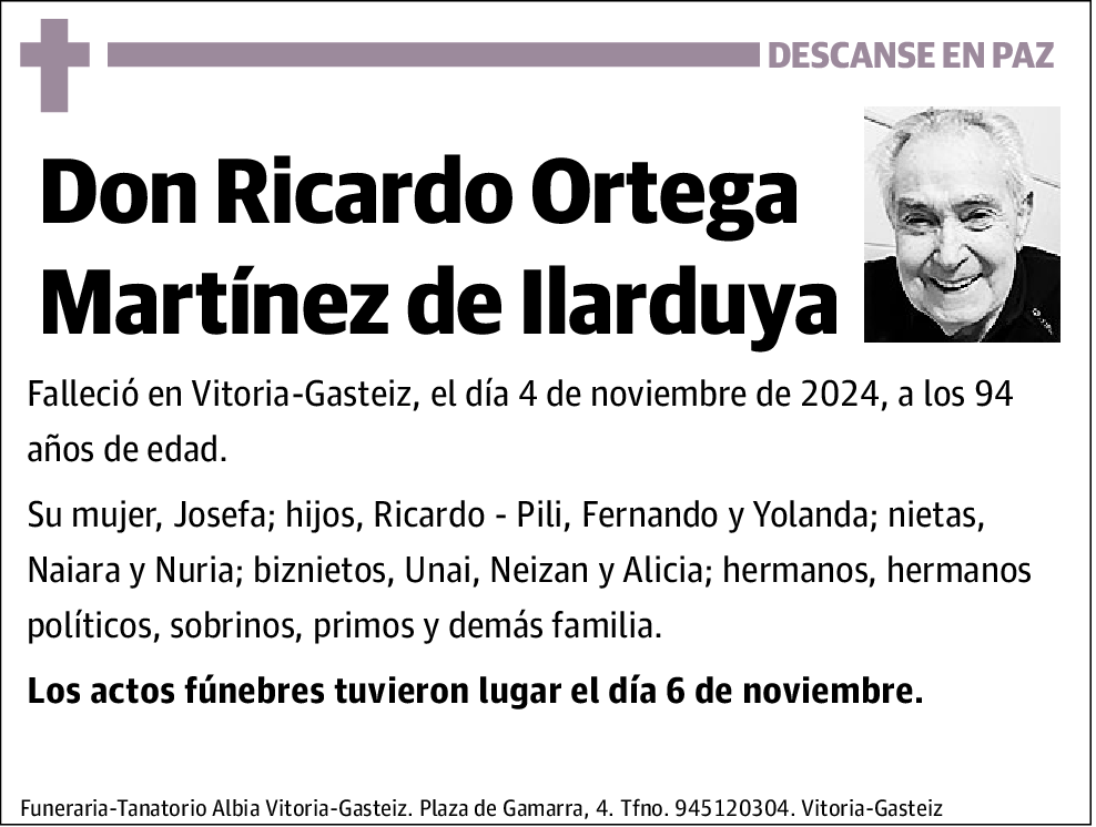 Ricardo Ortega Martínez de Ilarduya