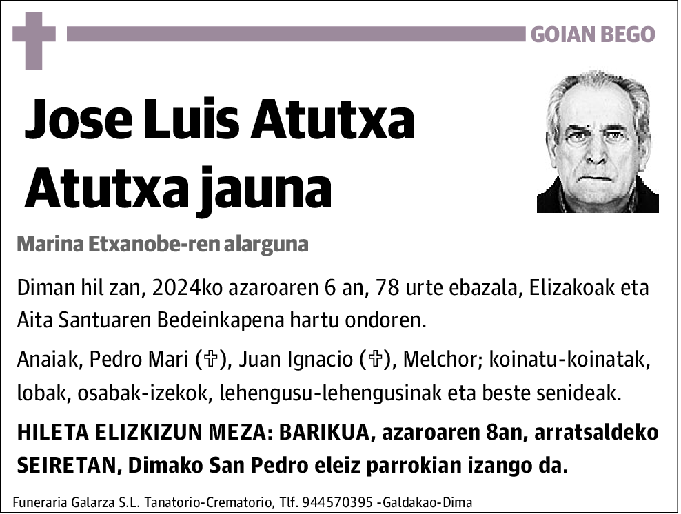 Jose Luis Atutxa Atutxa