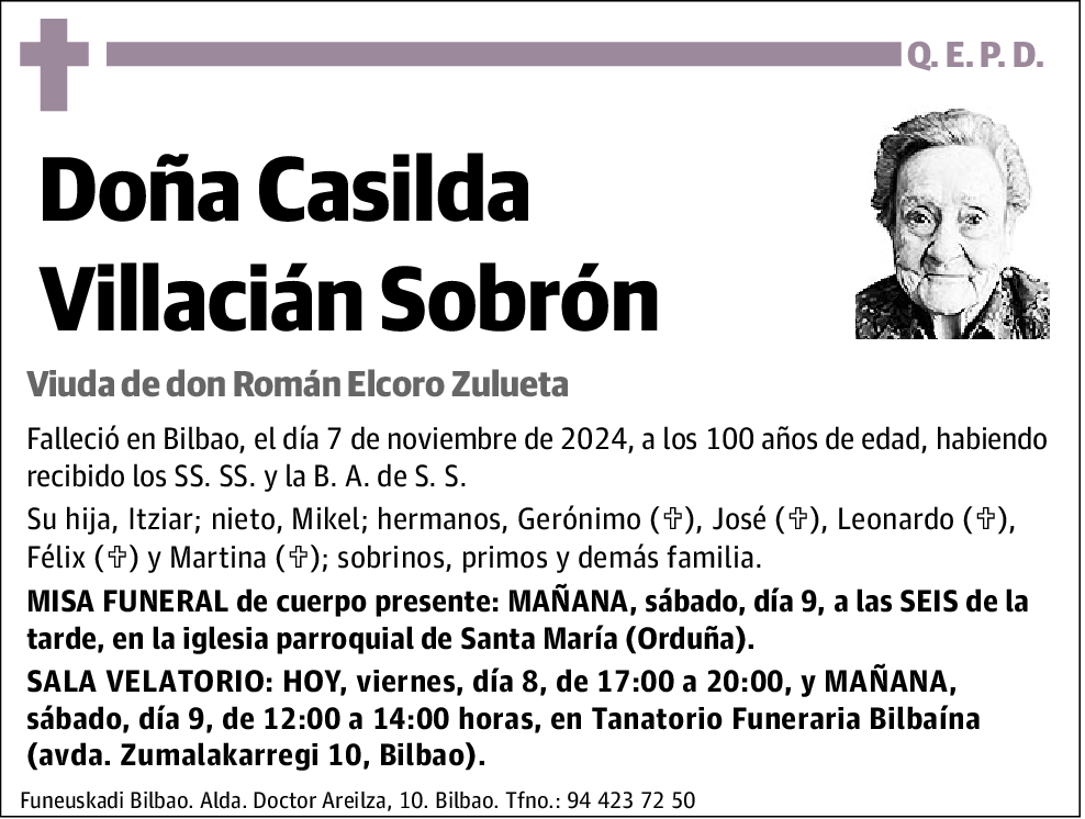 Casilda Villacián Sobrón