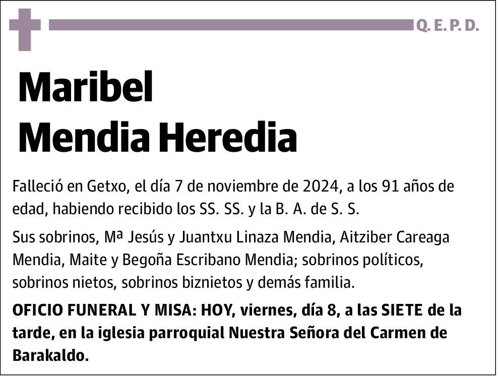 Maribel Mendia Heredia