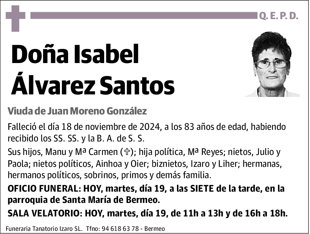 Isabel Álvarez Santos