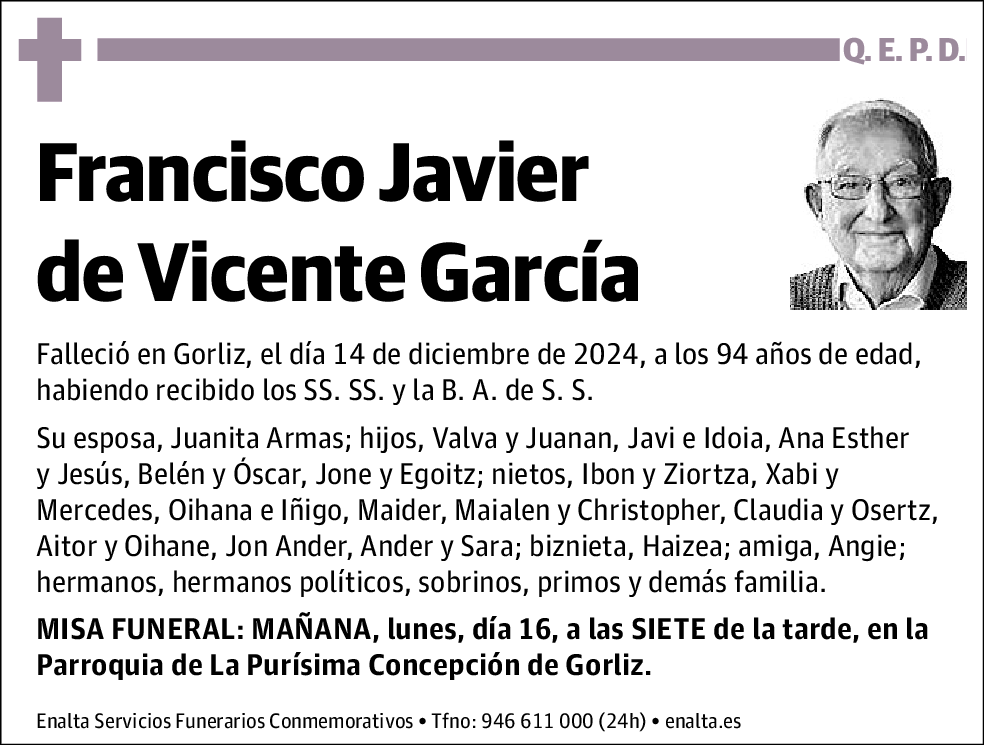 Francisco Javier de Vicente García