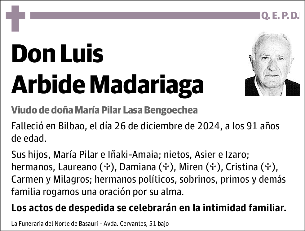 Luis Arbide Madariaga