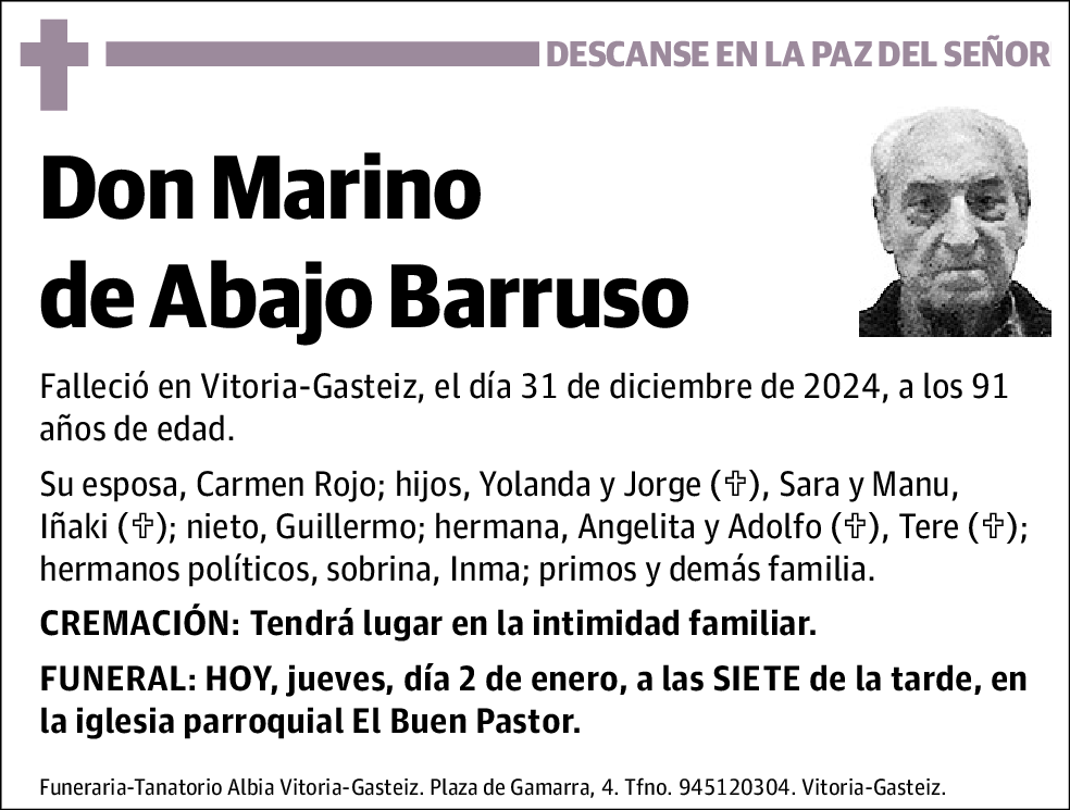 Marino de Abajo Barruso