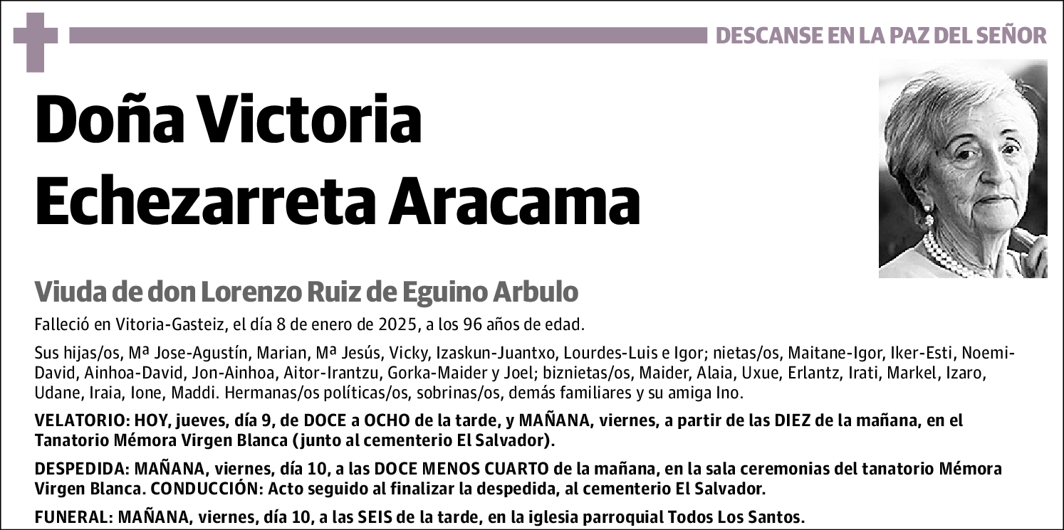 Victoria Echezarreta Aracama