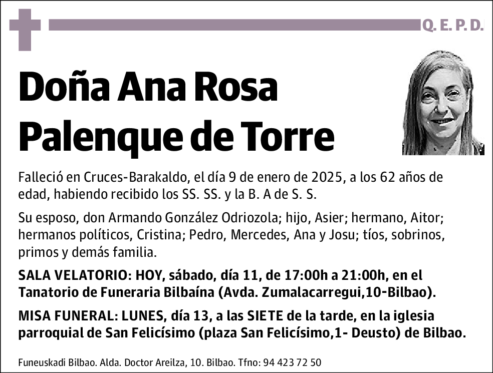 Ana Rosa Palenque de Torre