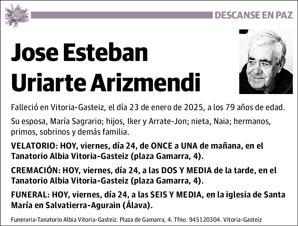 Jose Esteban Uriarte Arizmendi