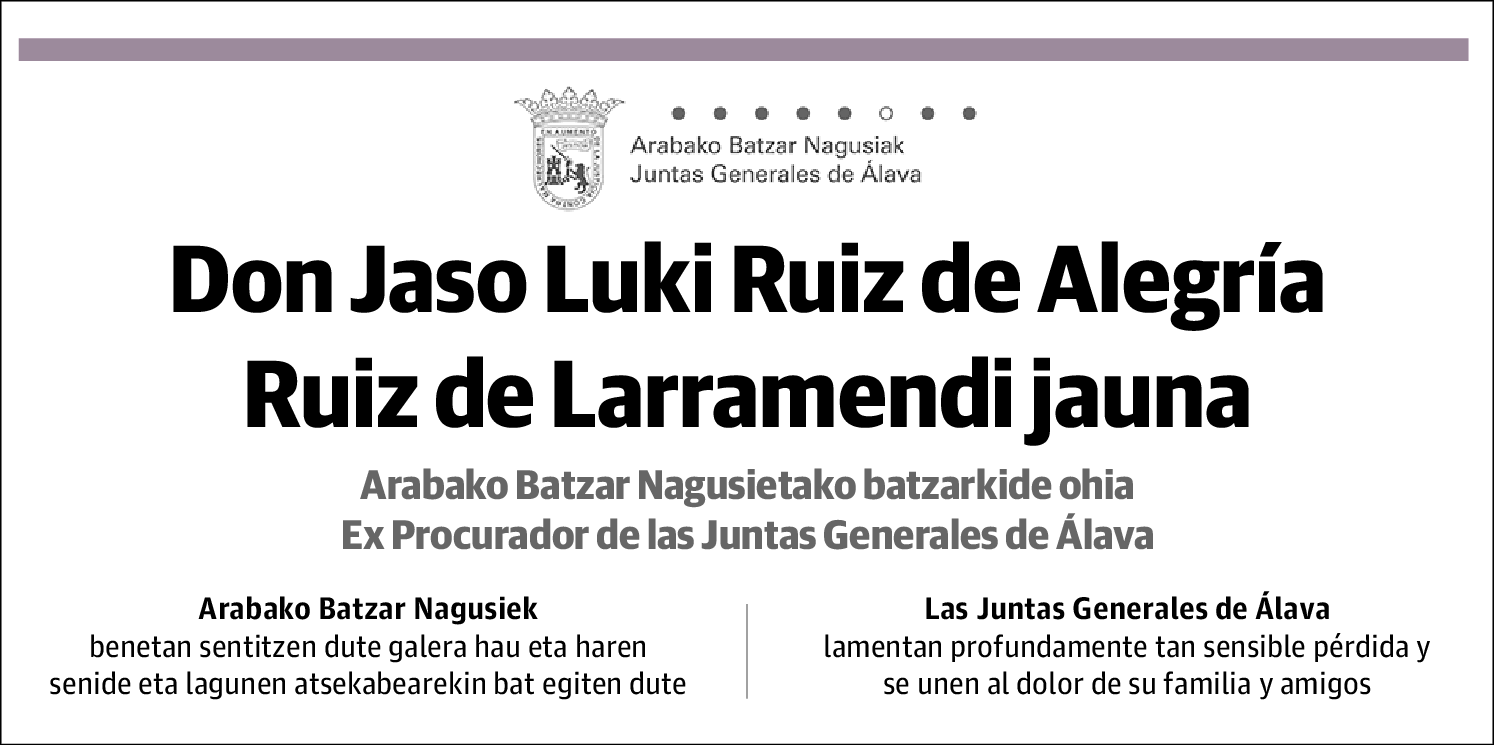 Jaso Luki Ruiz de Alegría Ruiz de Larramendi
