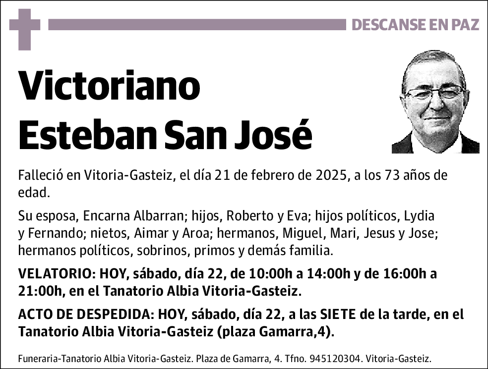 Victoriano Esteban San José