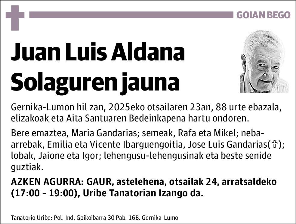 Juan Luis Aldana Solaguren