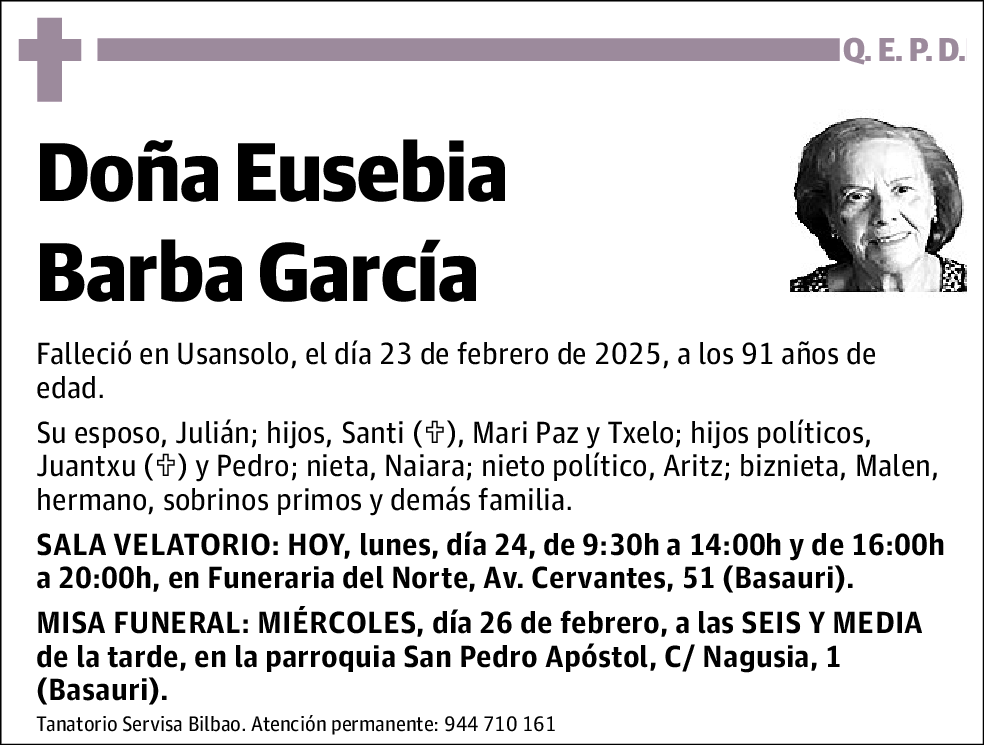 Eusebia Barba García