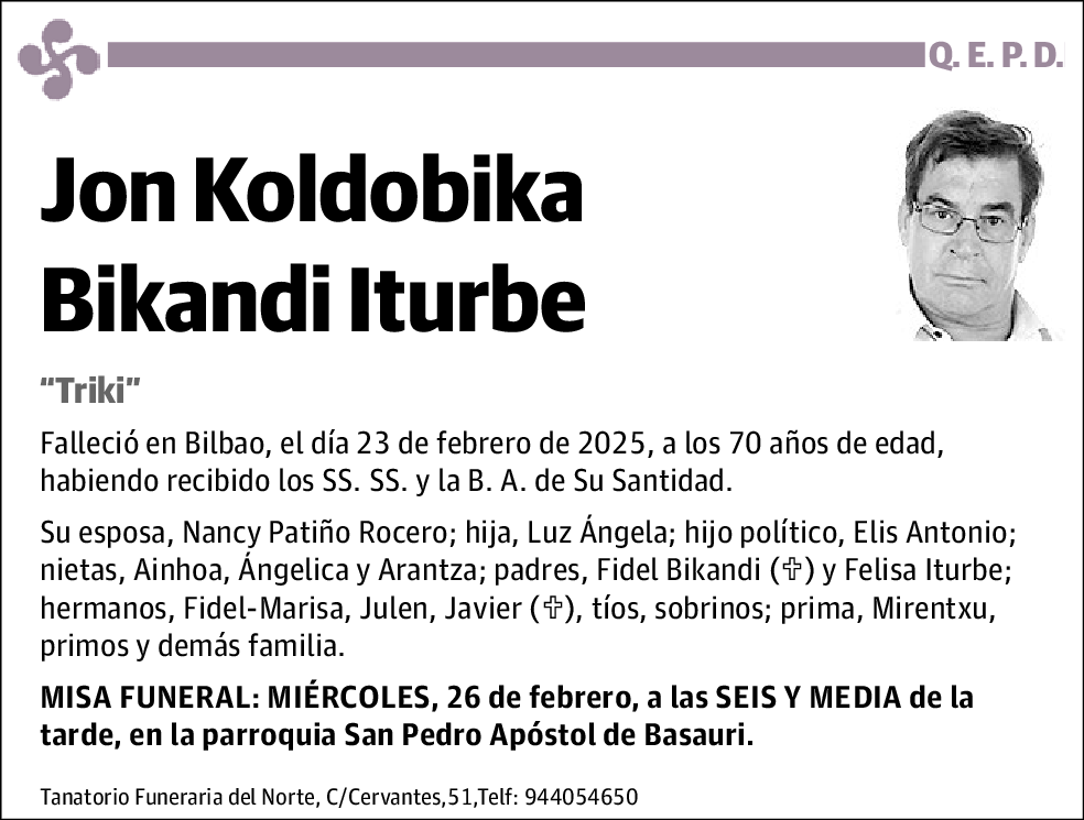 Jon Koldobika Bikandi Iturbe