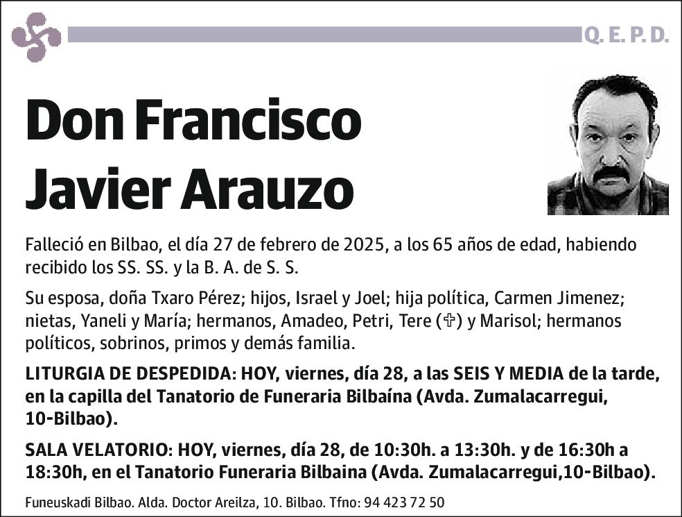 Francisco Javier Arauzo Martín