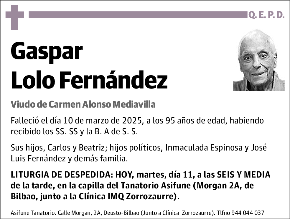 Gaspar Lolo Fernández