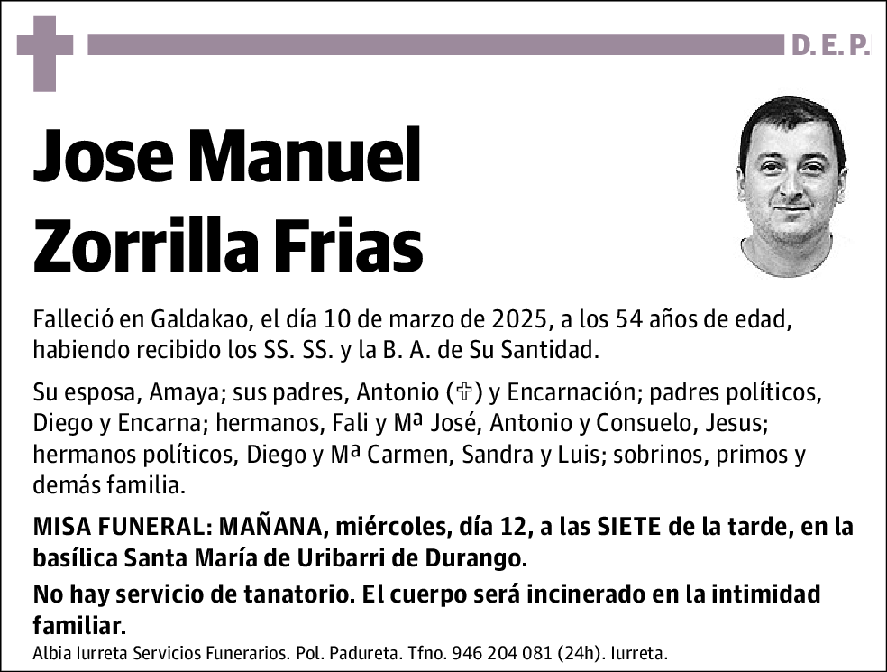 Jose Manuel Zorrilla Frias