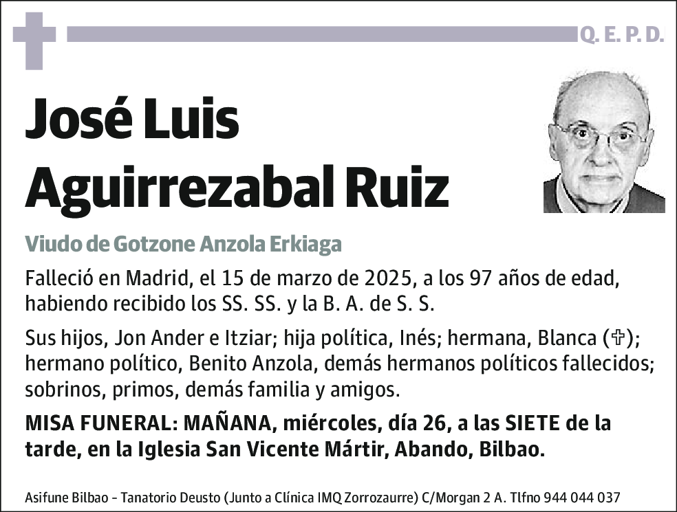 José Luis Aguirrezabal Ruiz