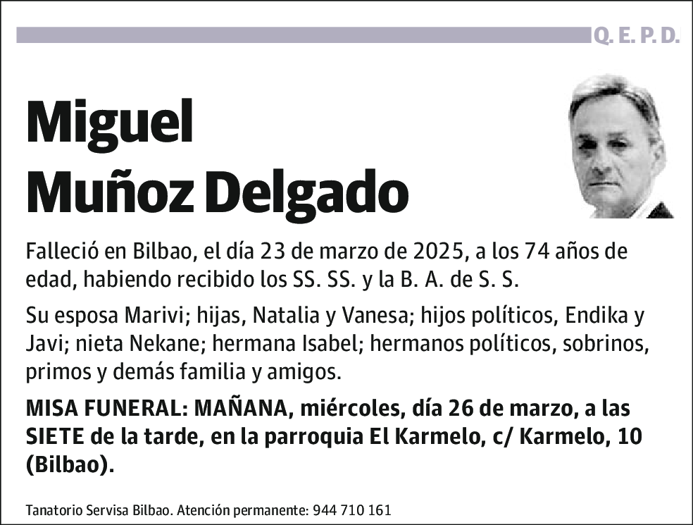 Miguel Muñoz Delgado