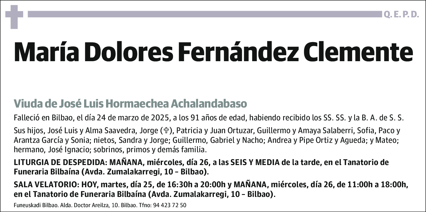 María Dolores Fernández Clemente