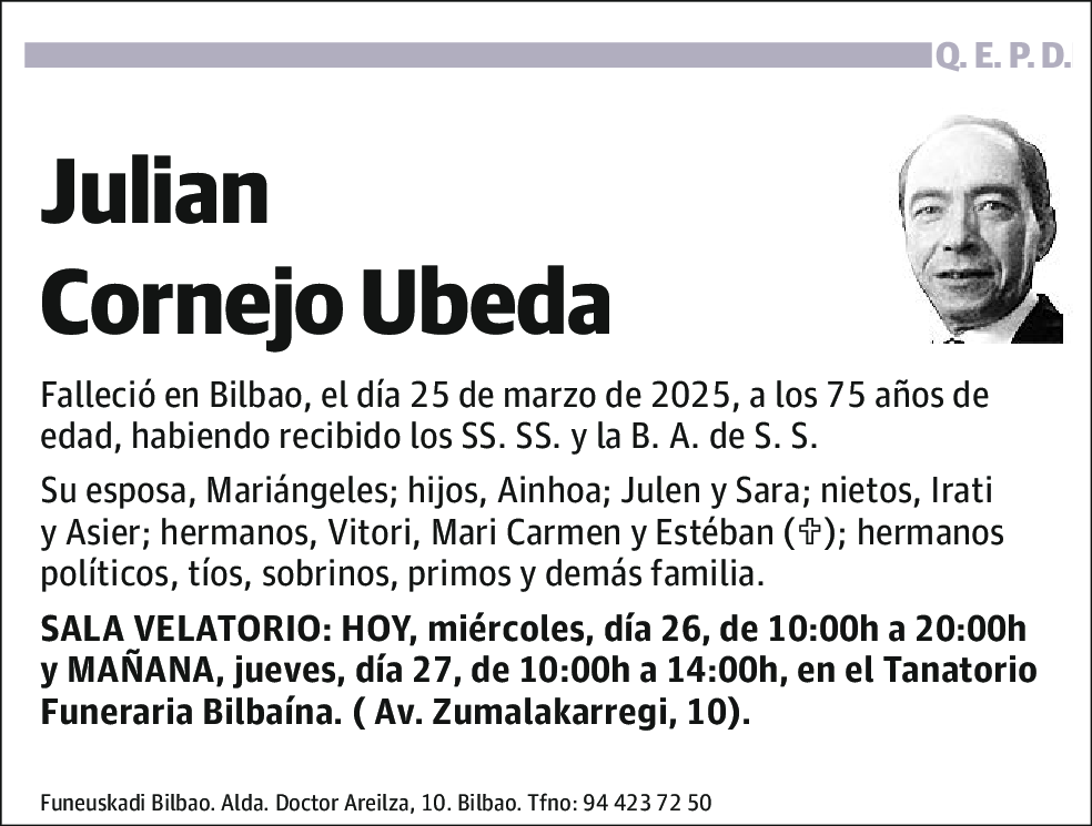 Julian Cornejo Ubeda