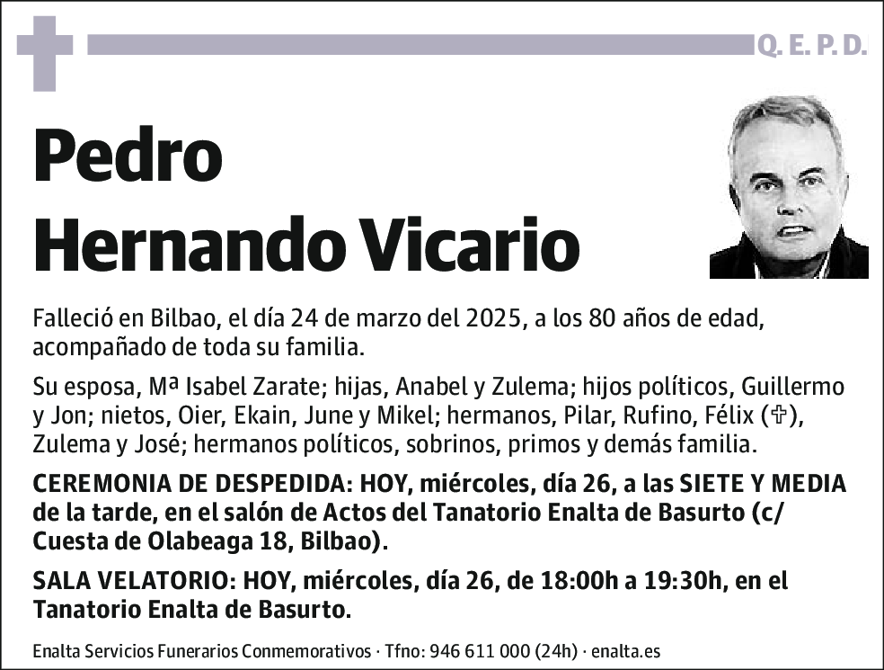Pedro Hernando Vicario