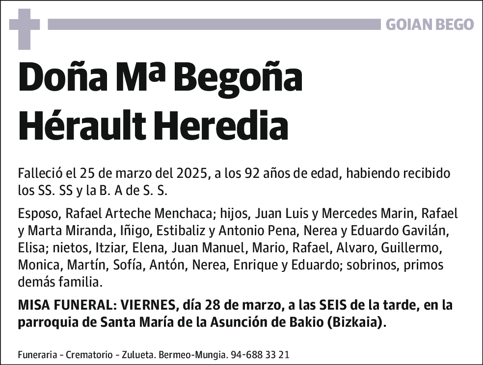 María Begoña Hérault Heredia