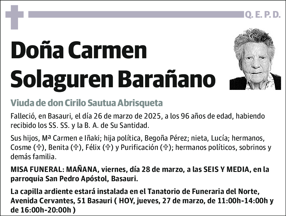 Carmen Solaguren Barañano