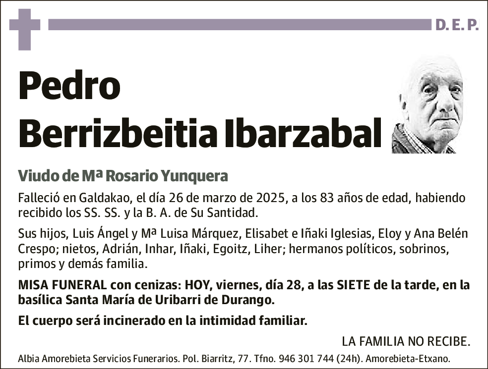 Pedro Berrizbeitia Ibarzabal