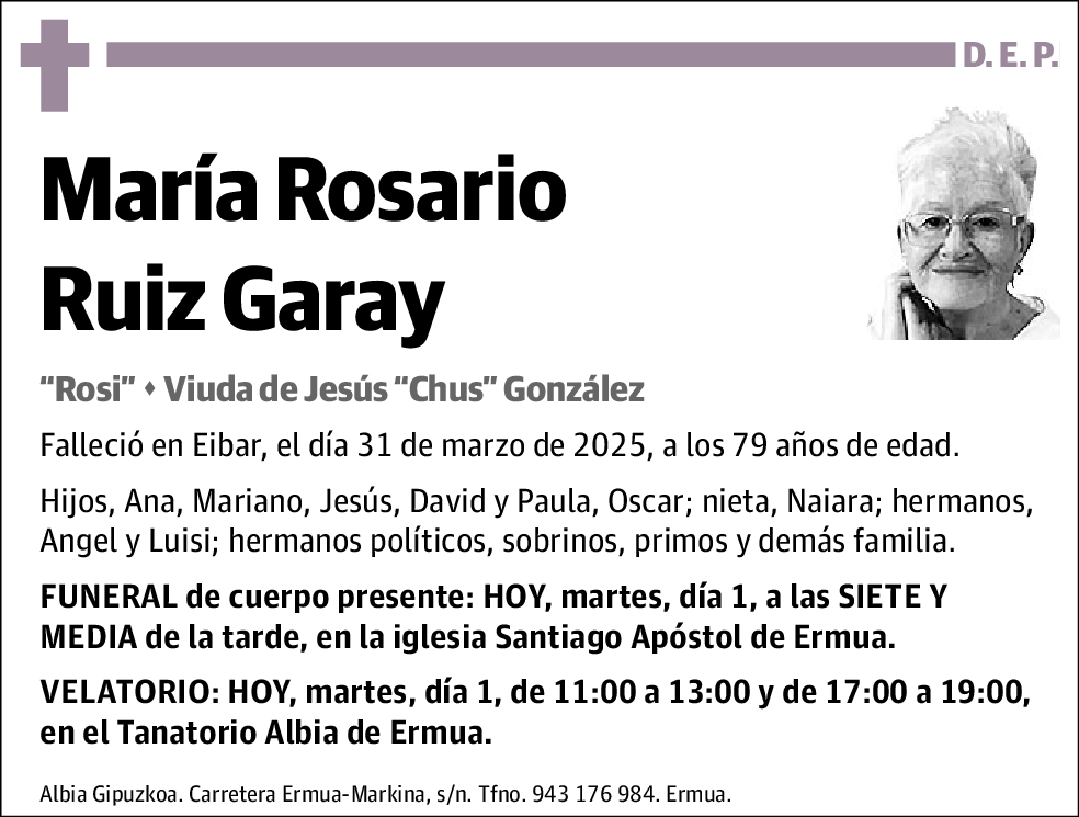 María Rosario Ruiz Garay