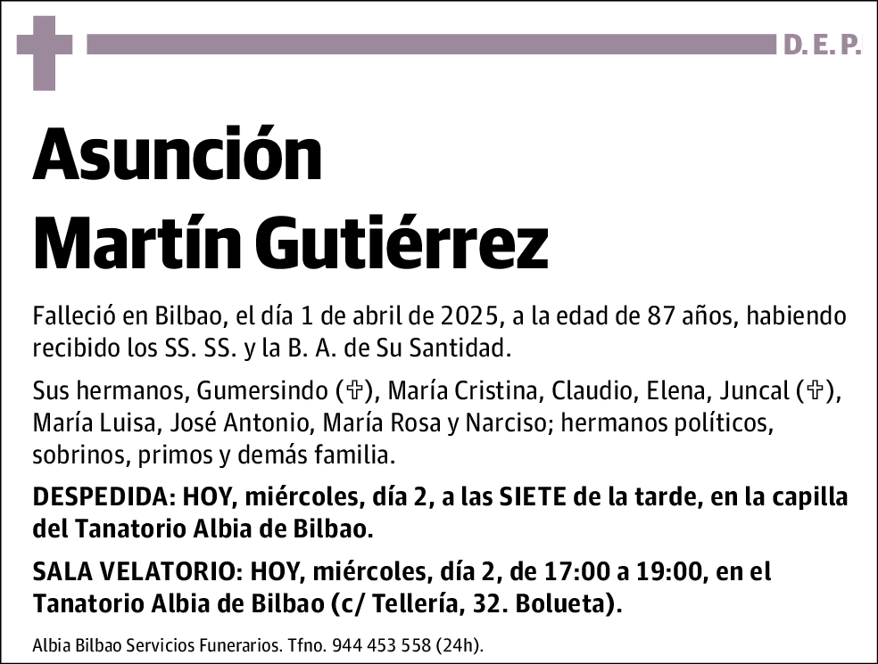 Asunción Martín Gutiérrez