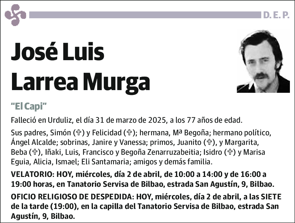 José Luis Larrea Murga