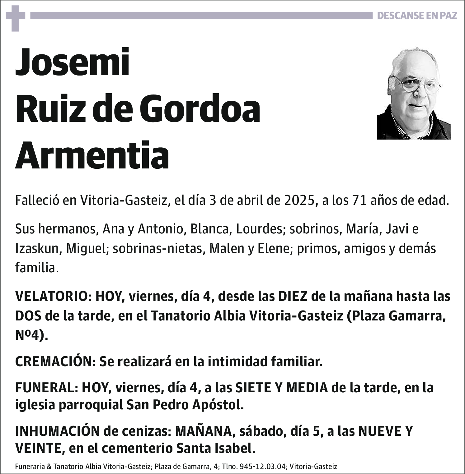 Josemi Ruiz de Gordoa Armentia