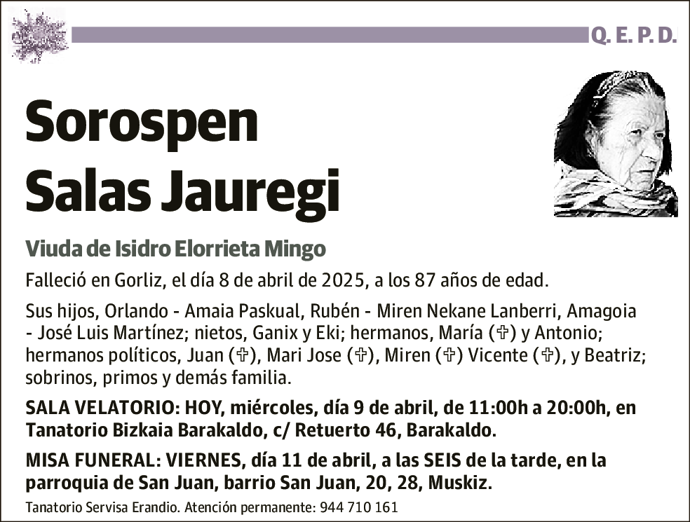 Sorospen Salas Jauregi