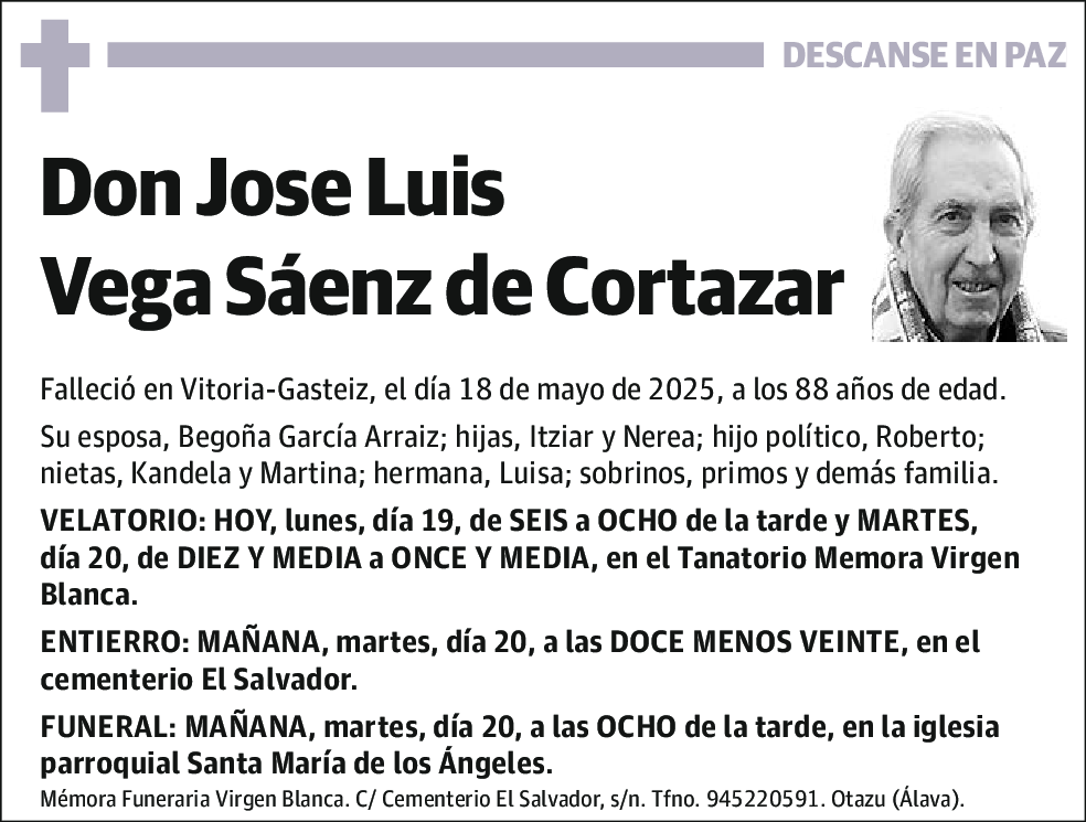 Jose Luis Vega Sáenz de Cortal