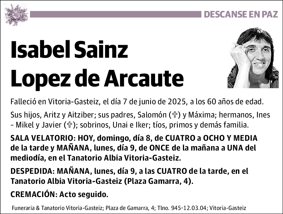 Isabel Sainz López de Arcaute