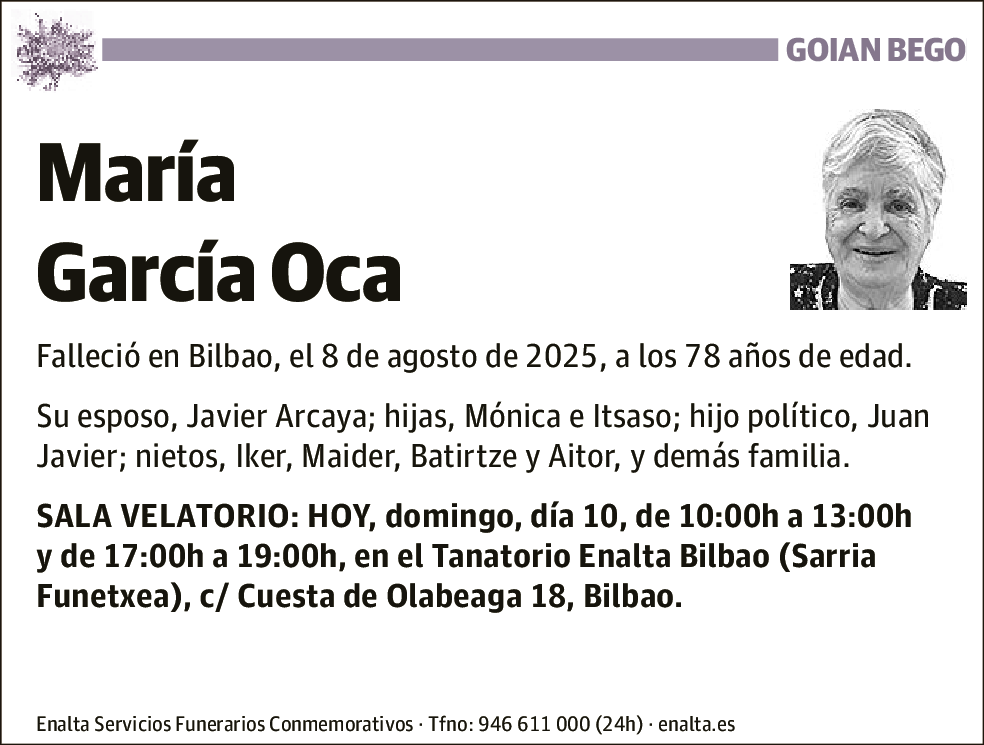 María García Oca