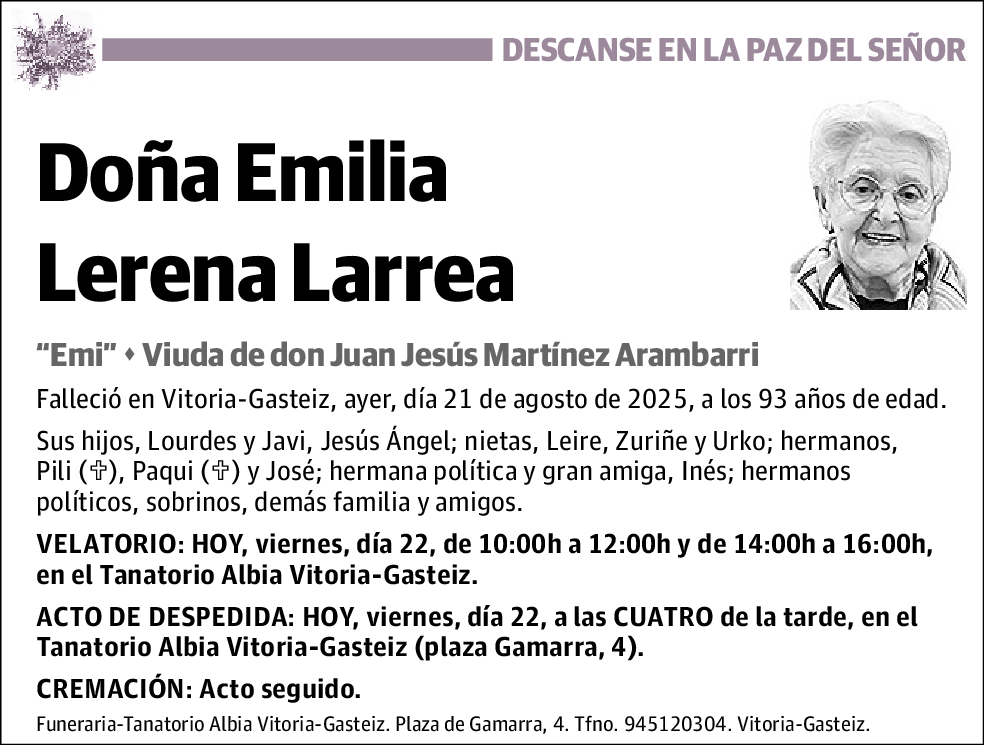 Emilia Lerena Larrea