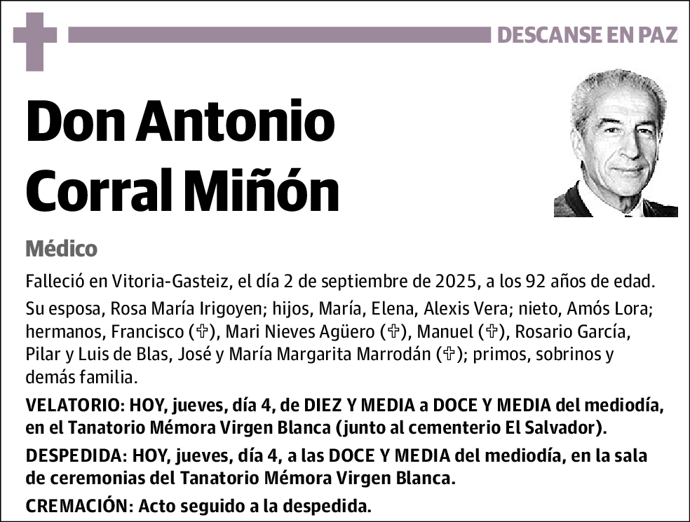 Antonio Corral Miñón