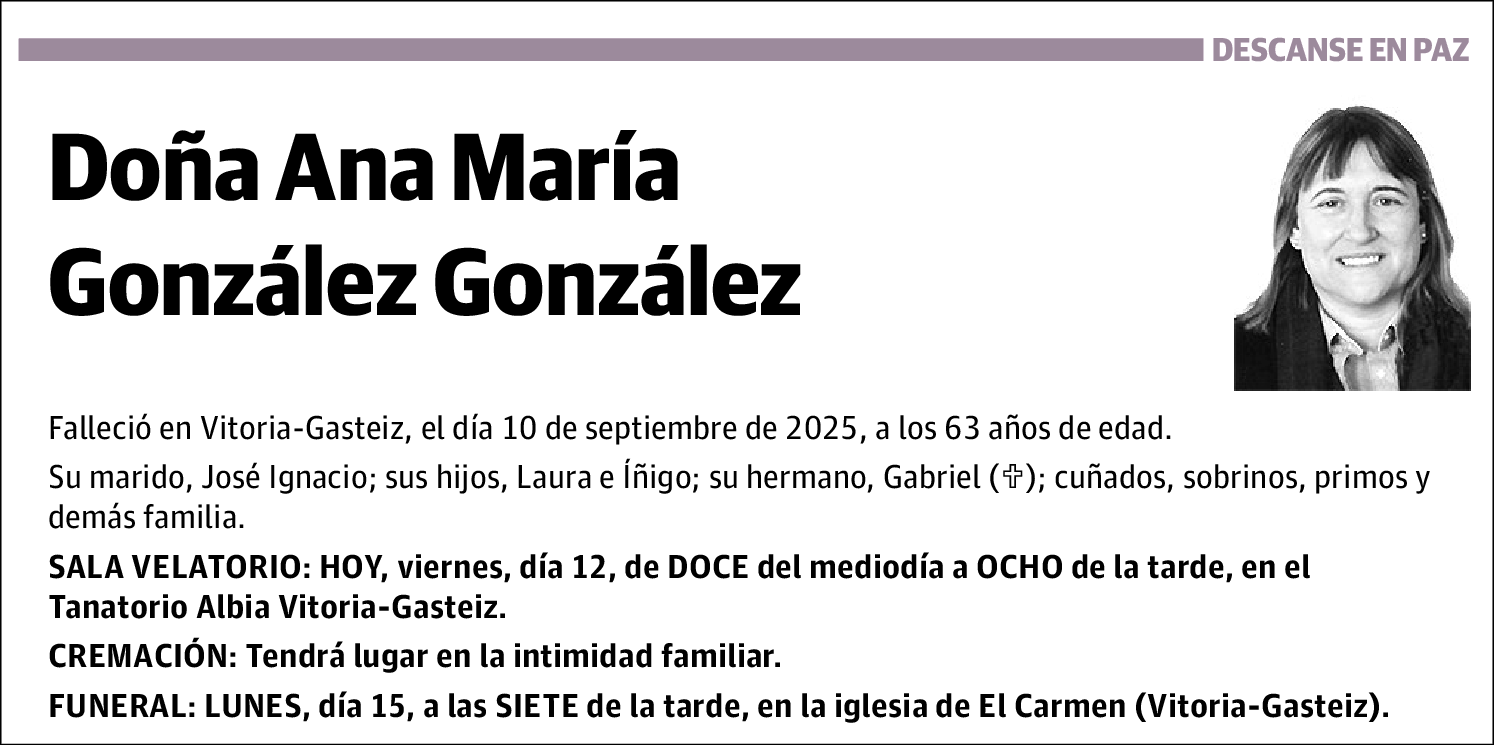 Ana María González González