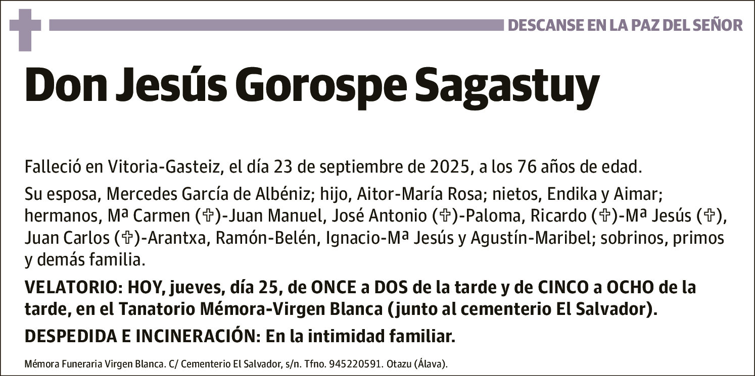 Jesús Gorospe Sagastuy