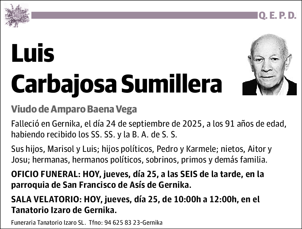 Luis Carbajosa Sumillera