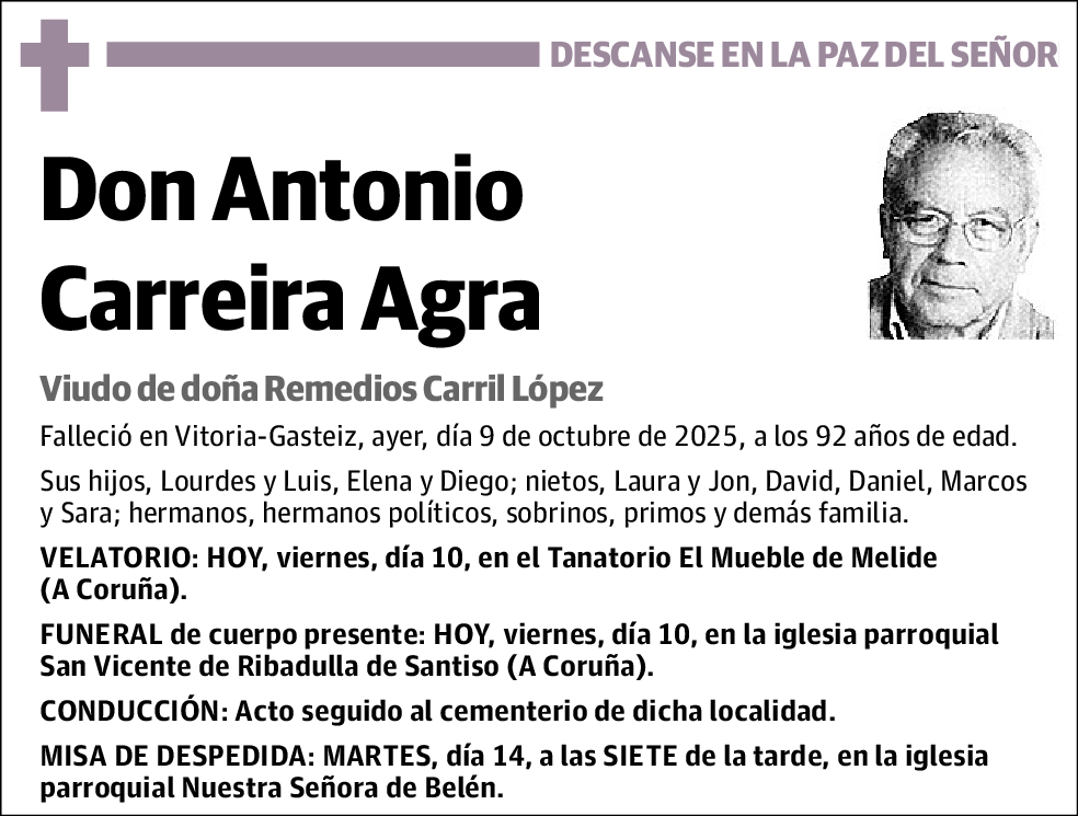 Antonio Carreira Agra
