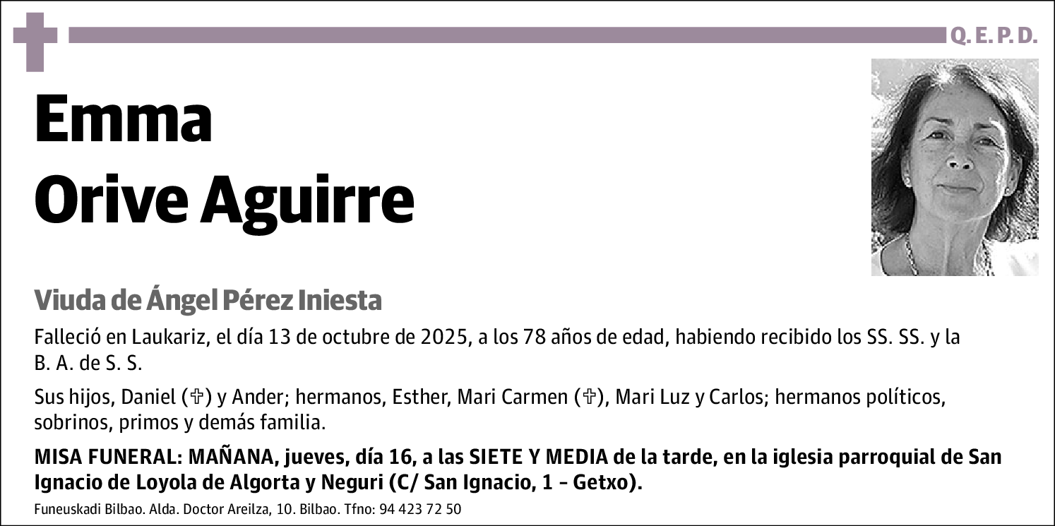 Emma Orive Aguirre
