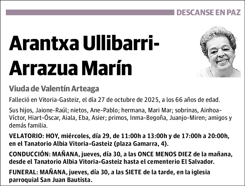 Maria Aranzazu Ullibarri-Arrazua